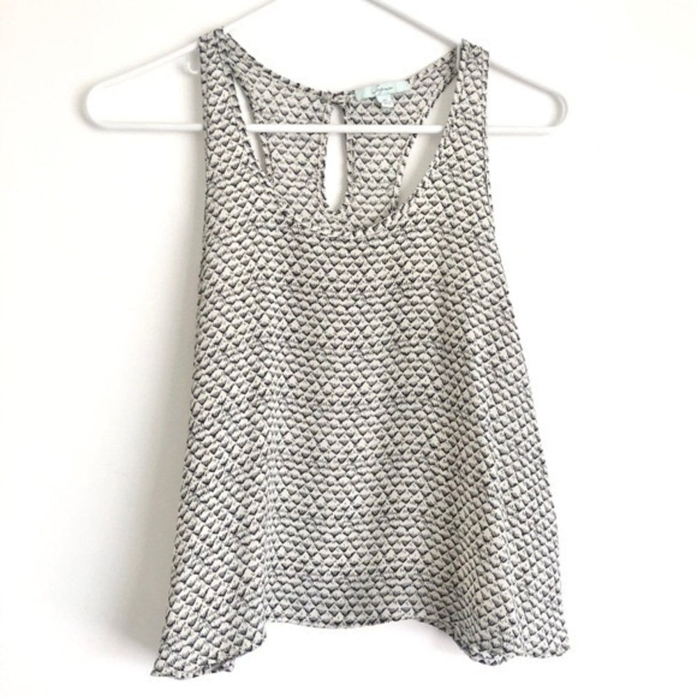 Soprano Black and White Racerback Tank Size XS